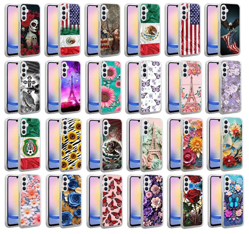 For Samsung Galaxy A15 A25 5G – Texture Design Impact Cover Shock Proof Case