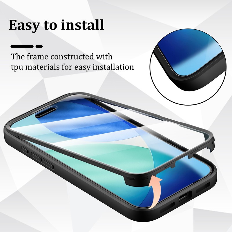 360° Full-Body Magnetic Case With Built-in Screen For iPhone 17 Pro Max/ 17 Pro gallery