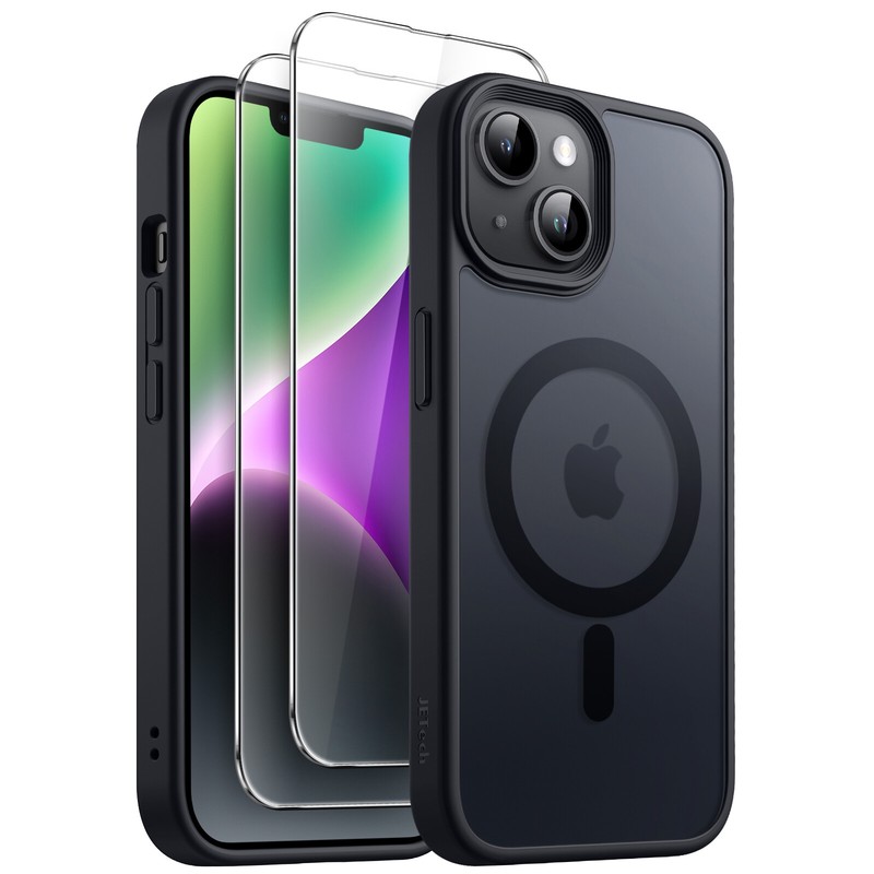 3 in 1 Magnetic Case for iPhone 14 Plus 6.7-Inch with 2 Pack Screen Protectors