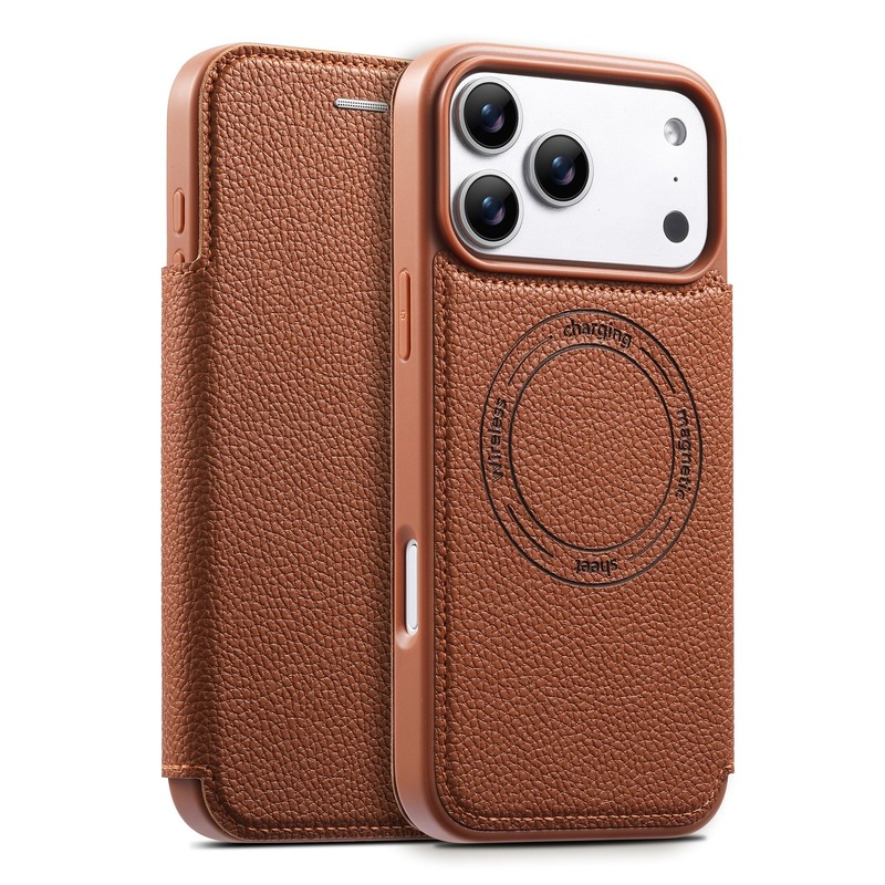 For iPhone 17 16 15 14 13 Pro Max Air 17e Leather Magnetic Flip Card Wallet Case gallery