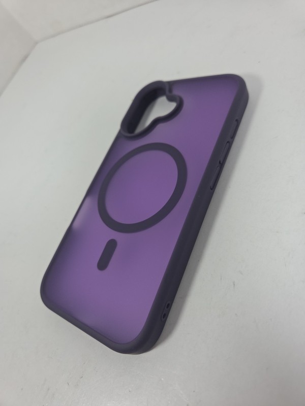 Case for iPhone 16 | Opaque Deep Purple With Purple Trim | Magsafe | NEW gallery