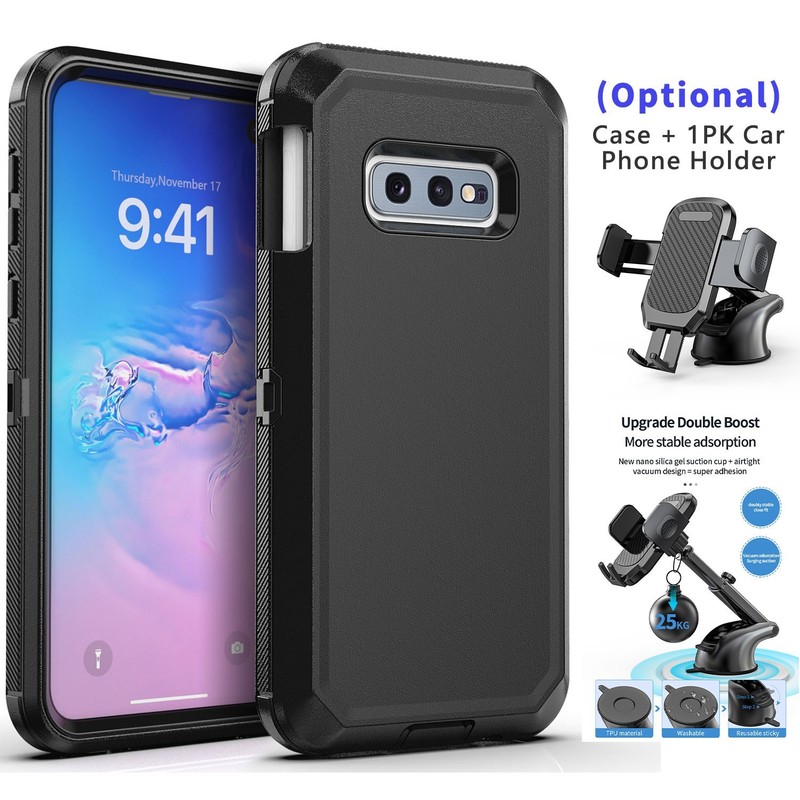 For Samsung Galaxy S10e Case Shockproof Rugged Heavy Duty Cover Car Phone Holder