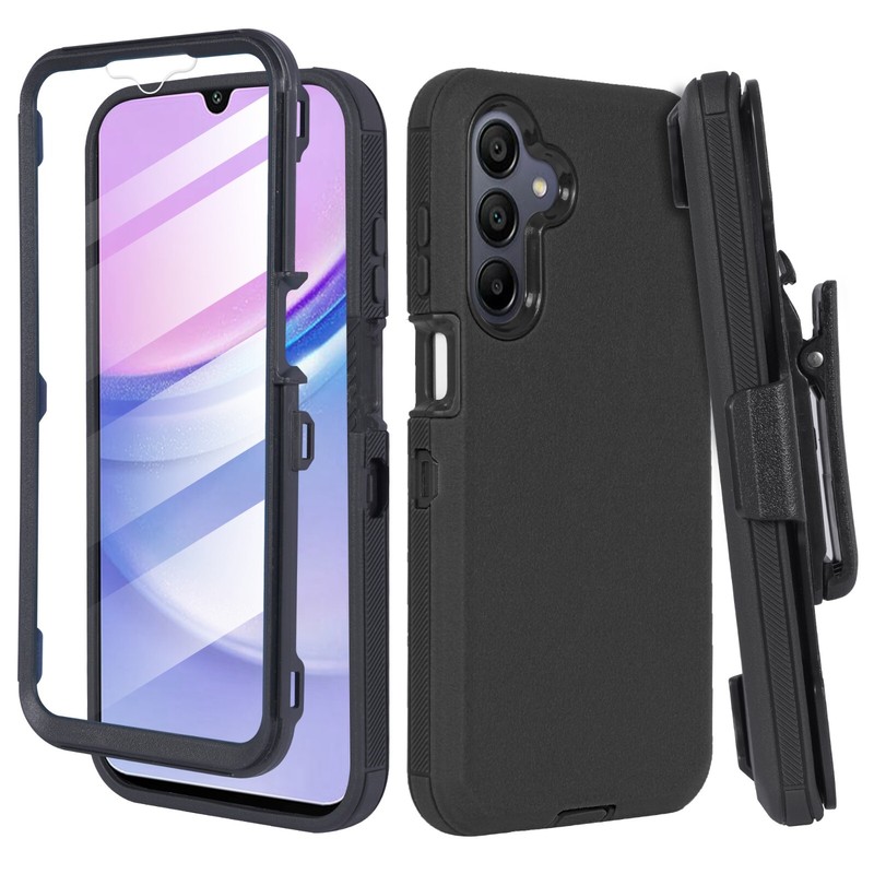 For Samsung Galaxy A16 Case Shockproof Belt Clip Cover Built in Screen Cover gallery