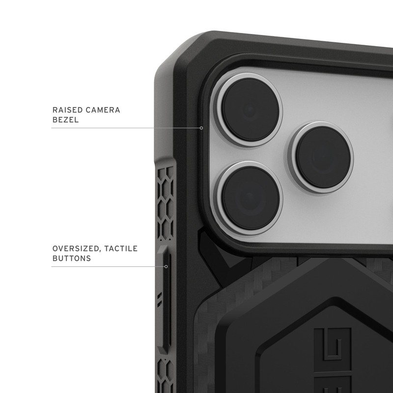 UAG iPhone 17 Pro Case Monarch Pro - For MagSafe Military Grade, Carbon Fiber gallery