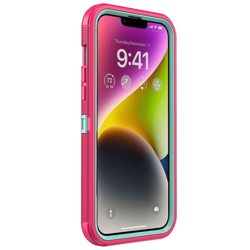 For iPhone 14 Plus Shockproof Protection Dual Layer Heavy Duty Rugged Case Cover gallery