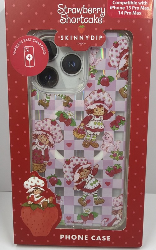 Strawberry Shortcake iPhone 13Pro max & 14Pro Max Protective NEW Cell Phone Case