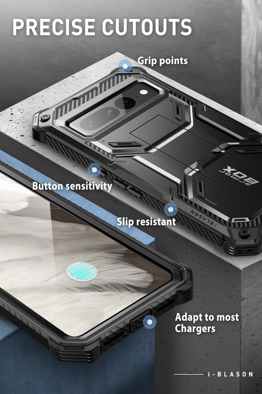 i-Blason For Google Pixel 8 Case Bumper Screen Cover Support Fingerprint ID 2023 gallery