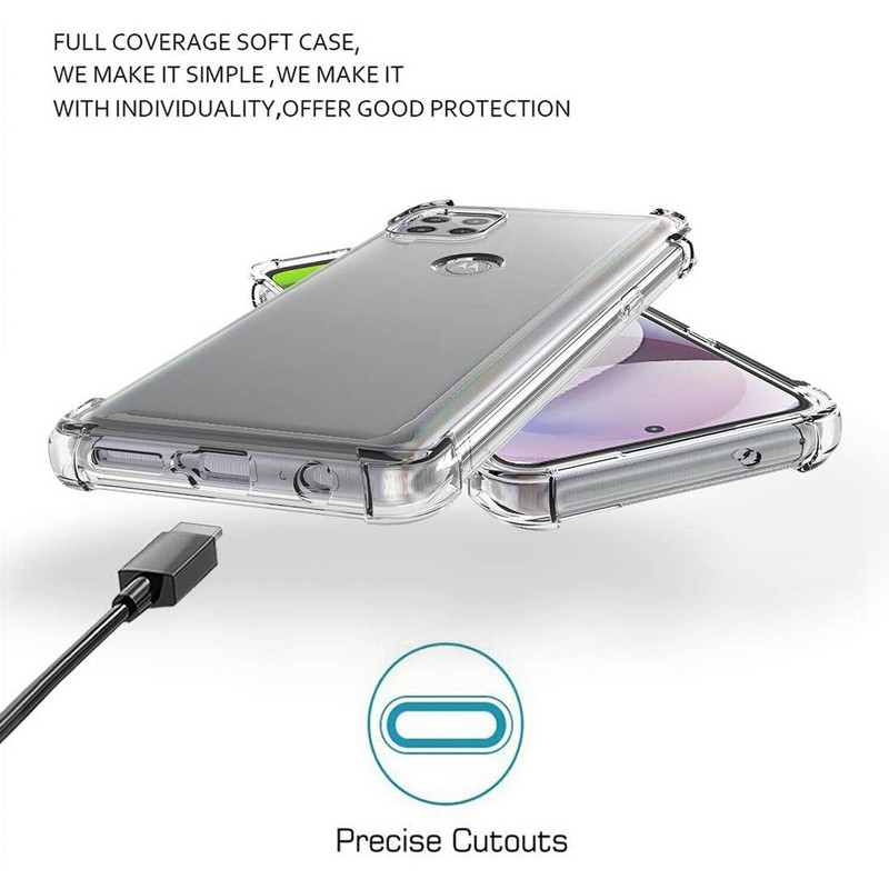 Transparency Case For Motorola One 5G Ace/G Stylus 5G TPU Soft Clear Phone Cover gallery
