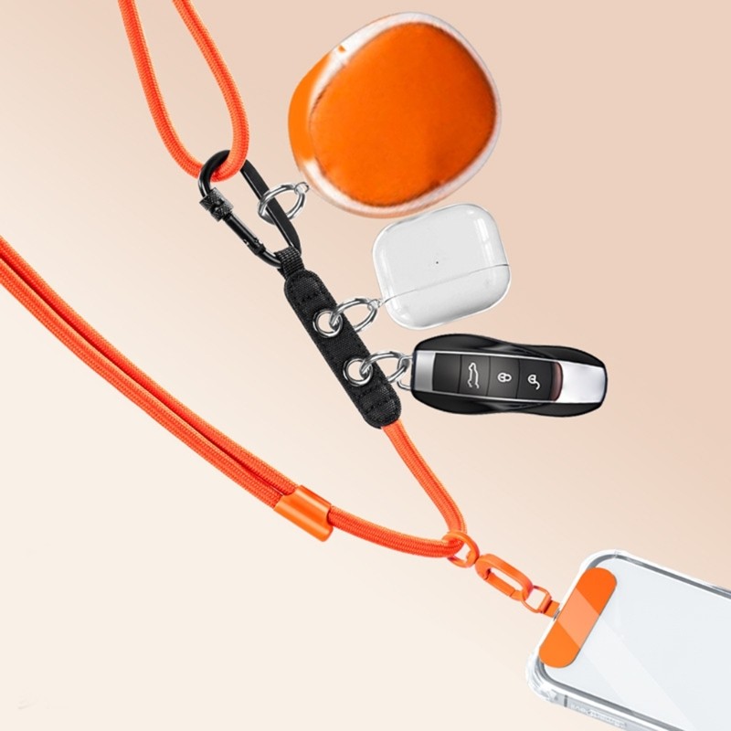 Polyester Phone Lanyard Crossbody Strap for Outdoor Sports Hiking and Daily gallery