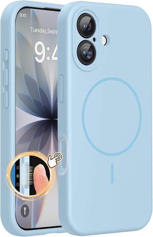 Miracase Magnetic for iPhone 17 Case, Compatible with MagSafe, Integrated Silico