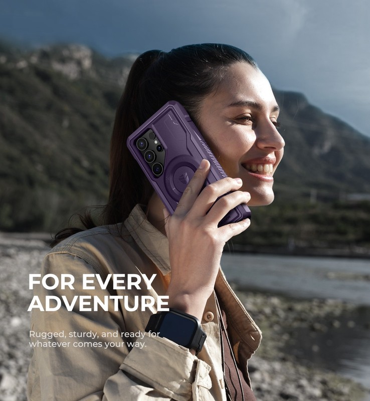 Dexnor Magnetic Case for Samsung Galaxy S24 Ultra/S24 Plus/S24 Rugged Cover gallery
