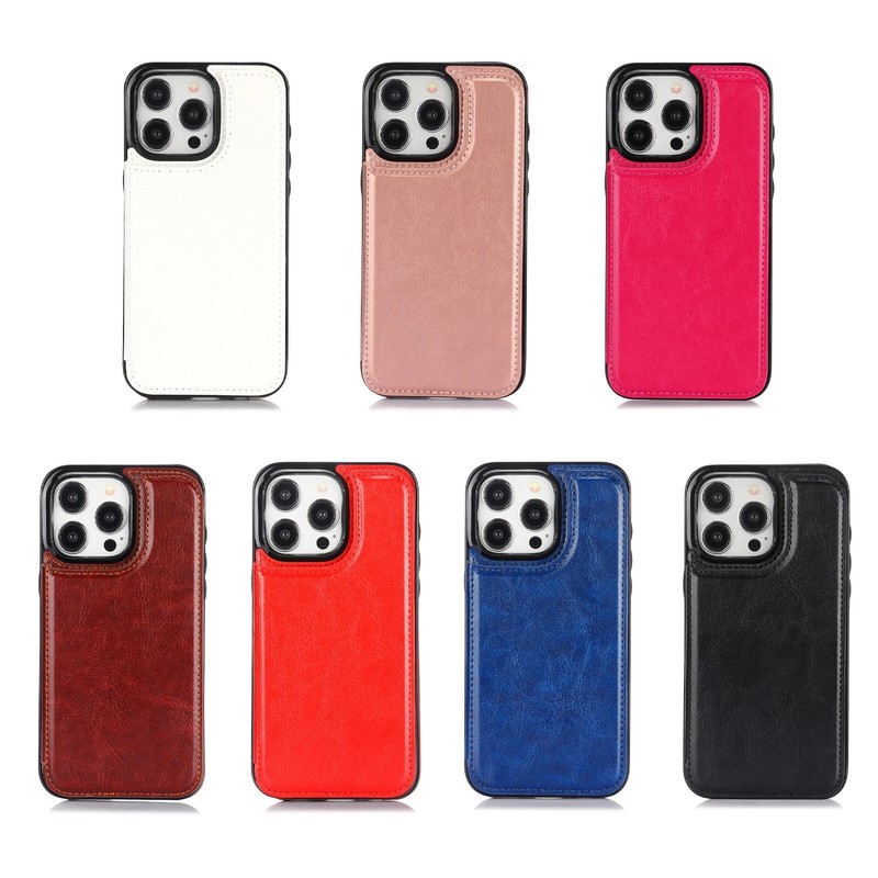 Wallet Card Case Cover Leather Magnetic For iPhone 17 16 15 14 13 12 11 PRO MAX gallery