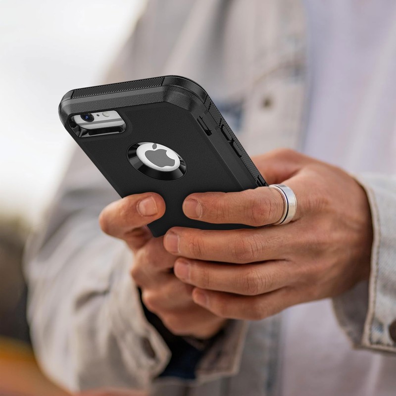 For Apple iPhone 6 Rugged Shockproof Case Hard Protective Cover/ Tempered Glass gallery