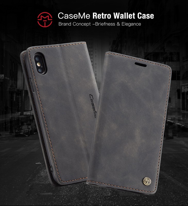Flip Leather Magnetic Wallet Case Stand Cover For iPhone 7 8 Plus XS Max XR X SE gallery