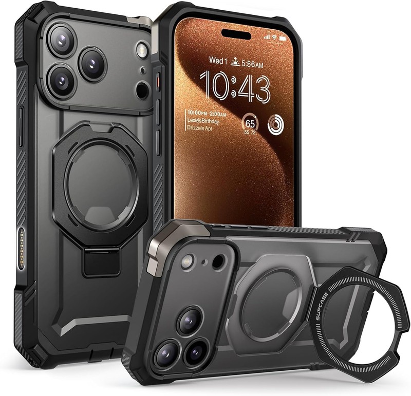 SUPCASE for 2025 iPhone 17 series Case Anti-Slip Grip with Magnetic Stand Cover