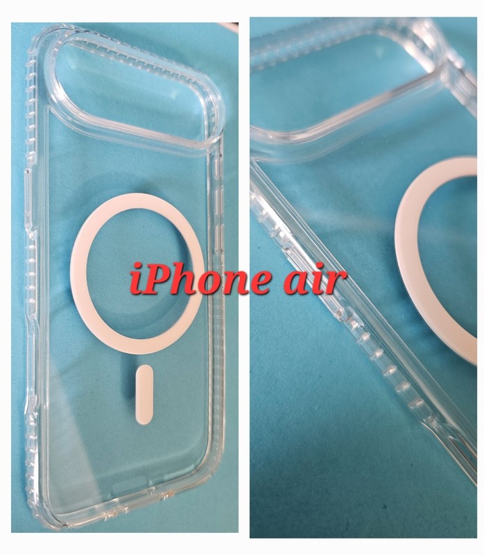 Insignia- Hard-Shell Case with MagSafe for Apple iPhone Air – Clear