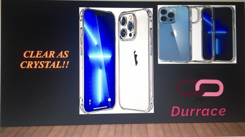 Durrace Shockproof Acrylic TPU Transparent Case Cover For iPhone 13 Pro Max