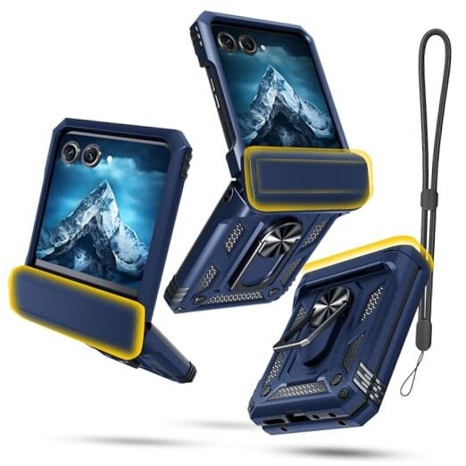Case for Moto Razr for Moto Razr/Razr+ Plus 2024/2025/2026 Blue