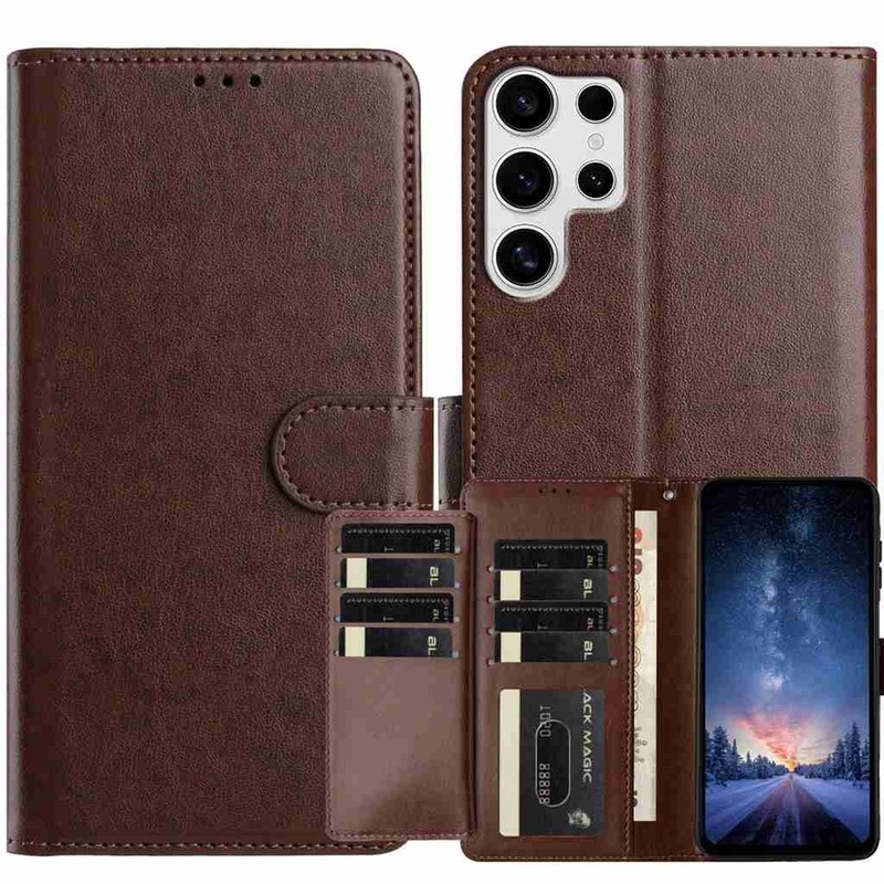 For Samsung Galaxy S26 S25 S24 S23 S22 S21 Ultra Flip Leather Card Wallet Case gallery