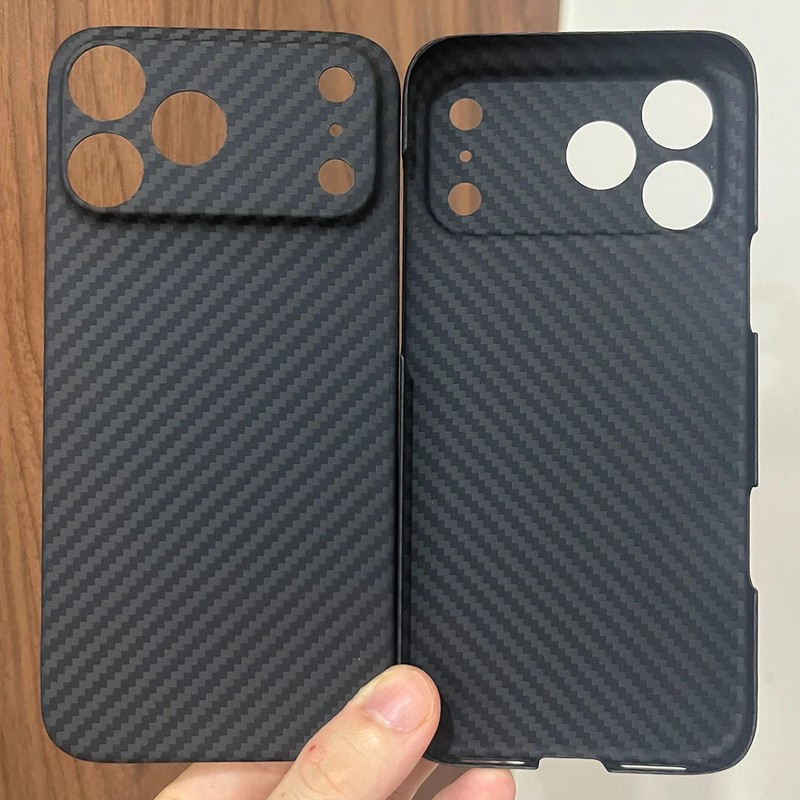 Genuine Aramid Carbon Fiber Case For iPhone17 Pro Max Matte Ultra Thin Cover