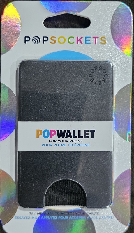 Black PopSocket PopWallet