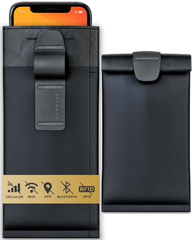 Military Grade Faraday Bag for Phones – RFID Signal Blocking Pouch, Faraday C…