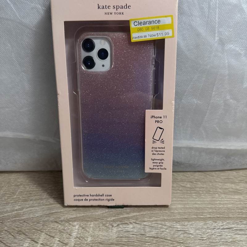 Kate Spade New York Protective Hardshell Case Apple iPhone 11 Pro Pink Glitter