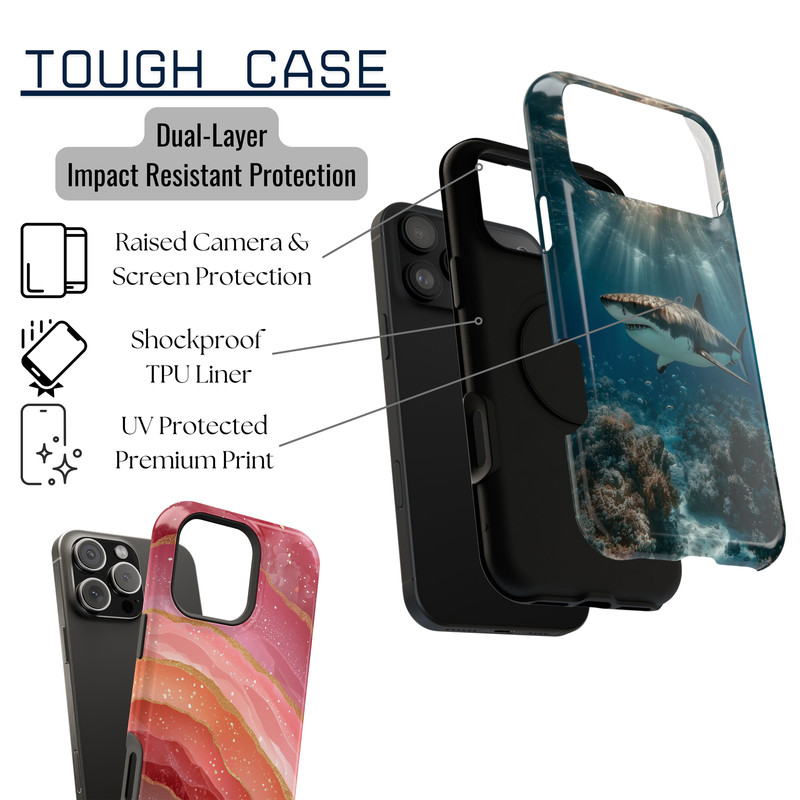 Phone Ink - Case for iPhone / Galaxy / Pixel - Birds Morning Mist Flight gallery