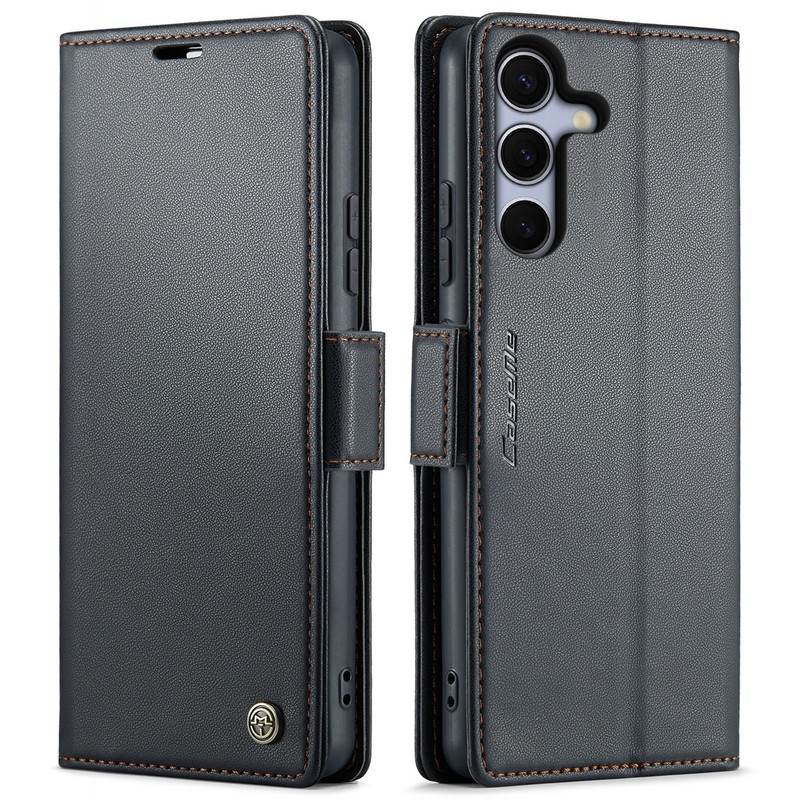 For Samsung Galaxy S25 FE, Business Flip Premium Leather Wallet Case Full Cover