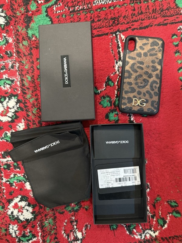 DOLCE & GABBANA Leopard 100% Authentic iPhone X Case, Amazing Condition,Beauty