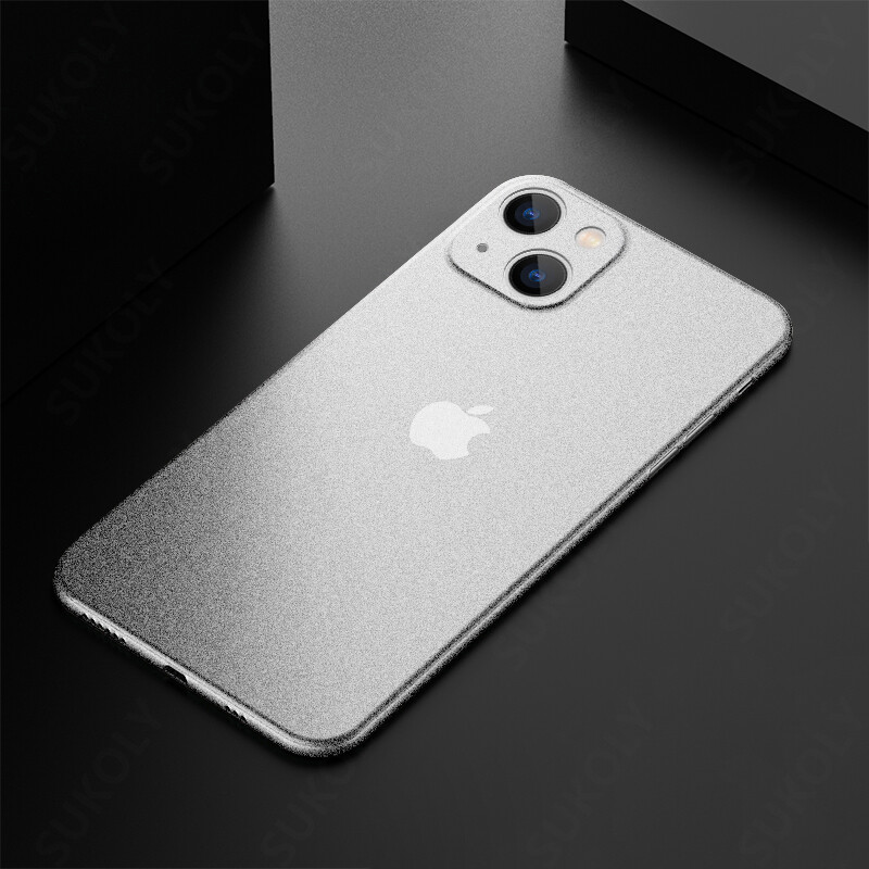 Ultra Thin Matte Case For iPhone 11 12 13 14 Pro Max XR XS Cover+Tempered Glass