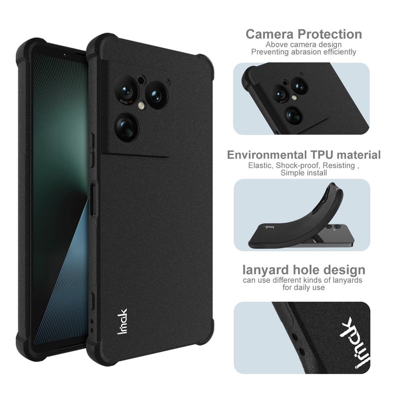 IMAK For Sony Xperia 1 VIII, Phone Case Shockproof 4 Airbags Soft TPU Cover