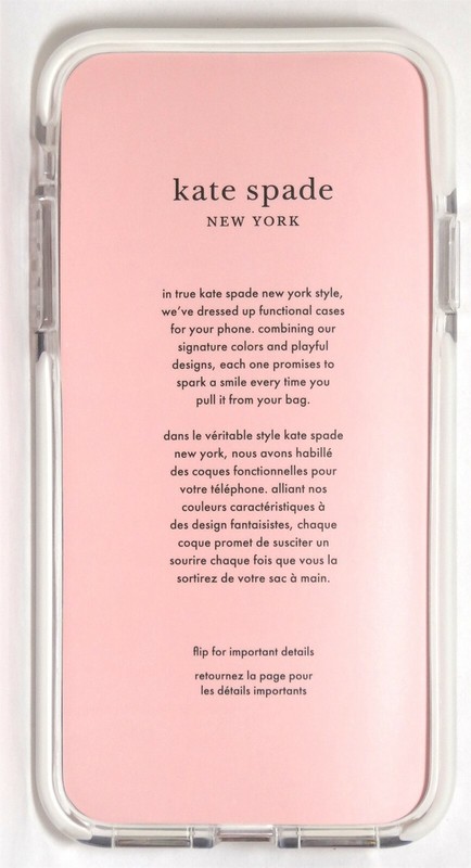 kate spade Clear Case for iPhone 11 Pro Max, Black/Clear/Cream/Stripe Gold Foil gallery