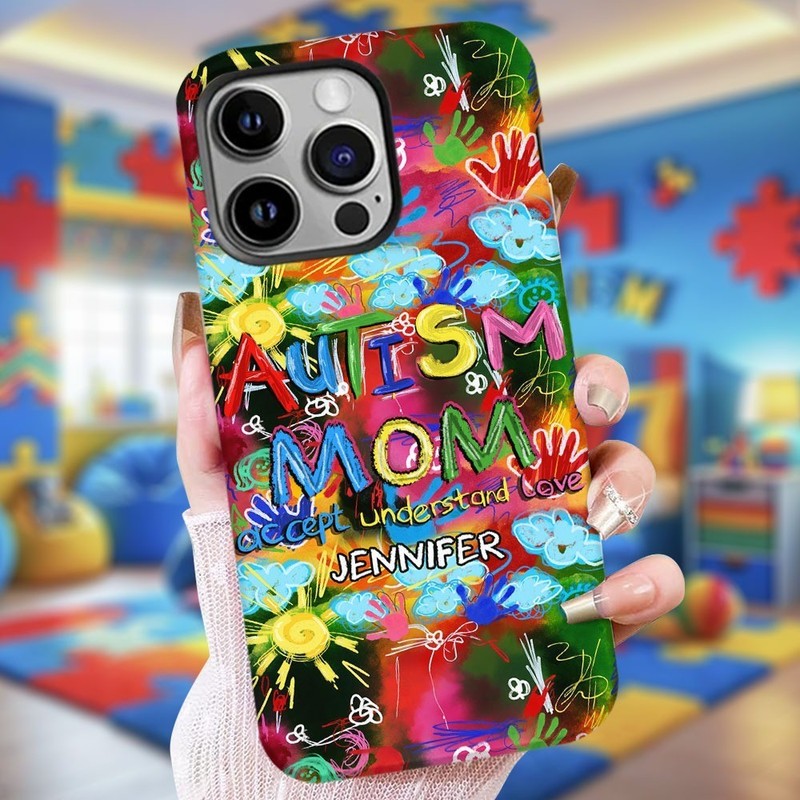 Personalized Autism Awareness Tough Phone Case Cover Many Style Design To Choose gallery