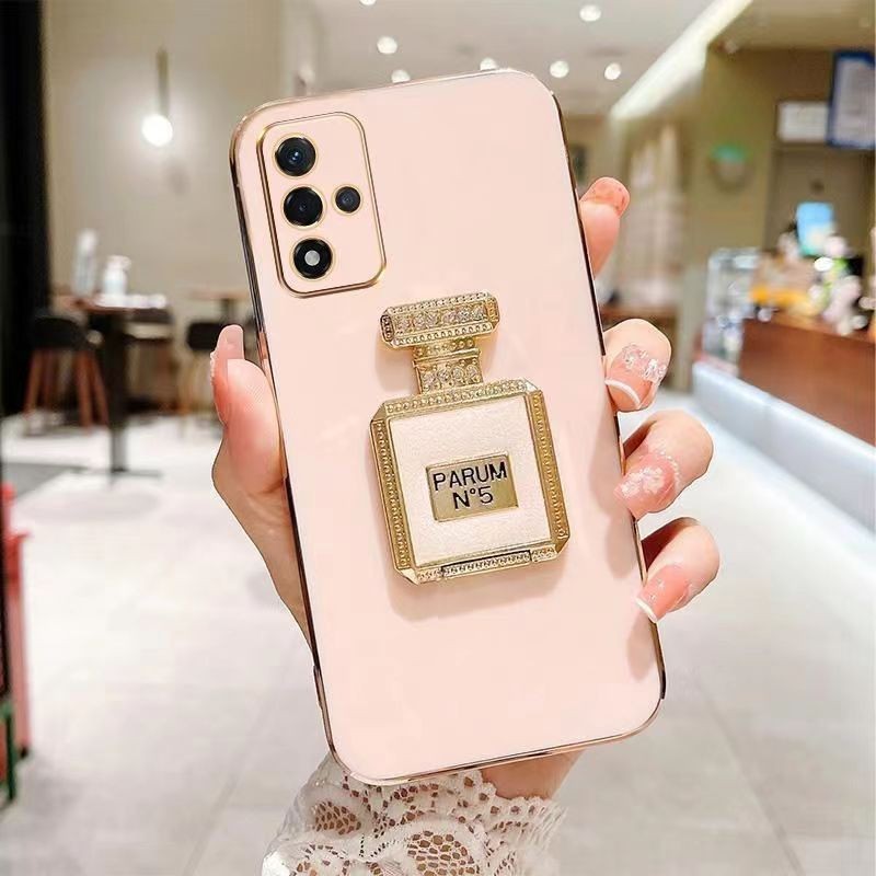 For Various Phone Perfume Bottle Mirror Holder Case Bracket Cover Hot Women Girl
