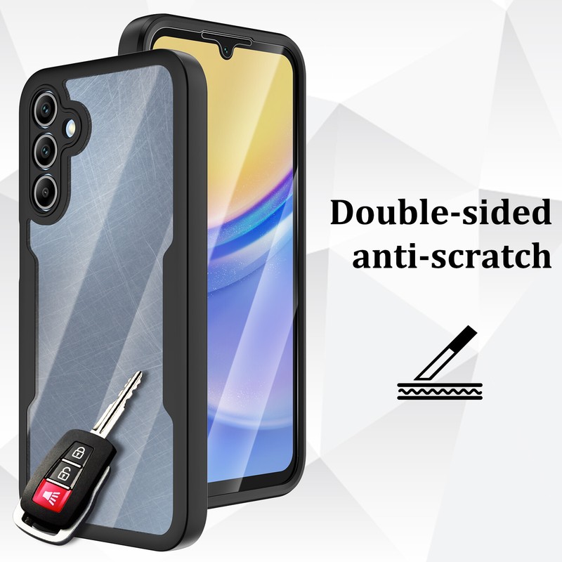 For Samsung Galaxy A15 5G Full Coverage Case Shockproof Cover + Screen Protector gallery