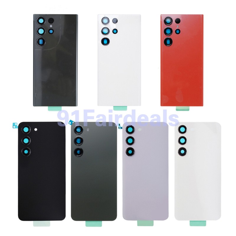 Battery Back Glass Cover Housing Door Replacement For Galaxy S23 Ultra /S23 Plus