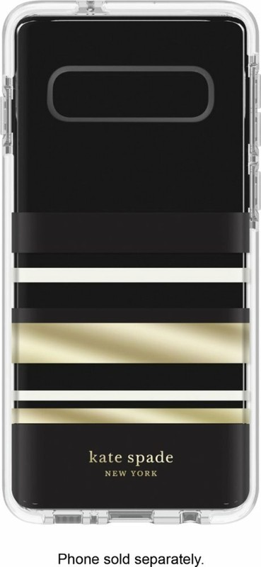 kate spade new york Defensive Hardshell Case Samsung Galaxy S10 Park Stripe blk gallery