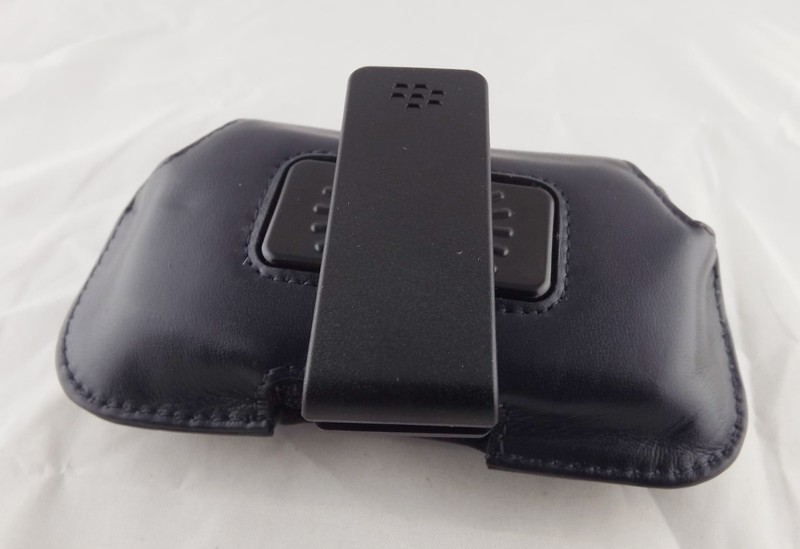 1pcs Black Leather Swivel Belt Clip Holster Pouch Case for Blackberry Torch 9800 gallery