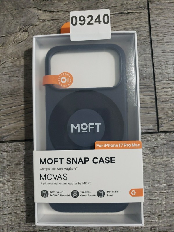 MOFT MOVAS Snap Case for iPhone 17 Pro Max 6.9″, MagSafe, Navy Blue