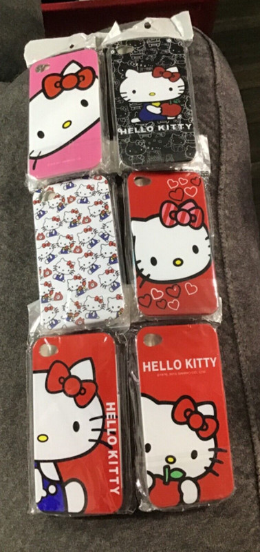 NEW - Hello Kitty Hard Case Cover for iPhone 4 4S - White, Black, Pink, Red gallery
