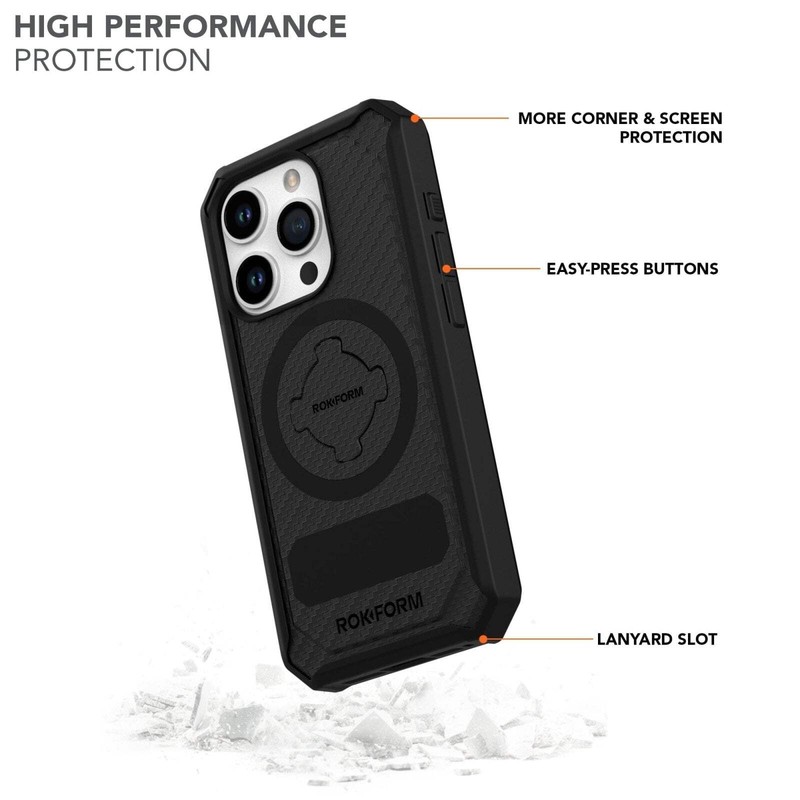 Rokform iPhone 15 Pro Rugged Case - MagSafe Compatible gallery