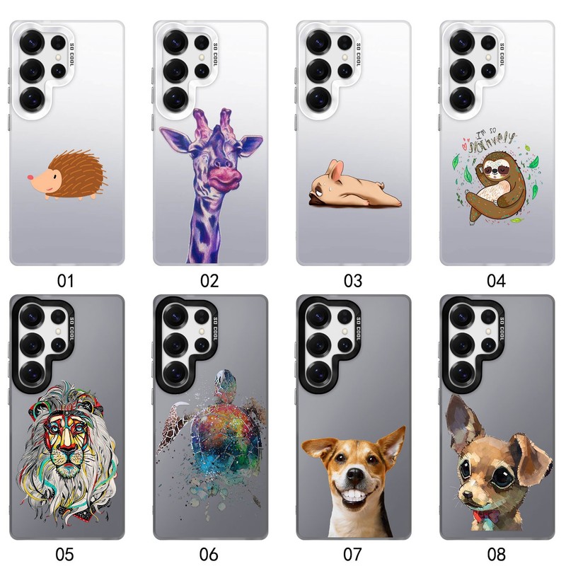 Funny Animals Shockproof PC Cover For Samsung S26 S25 Ultra S23 S24 Phone Case gallery