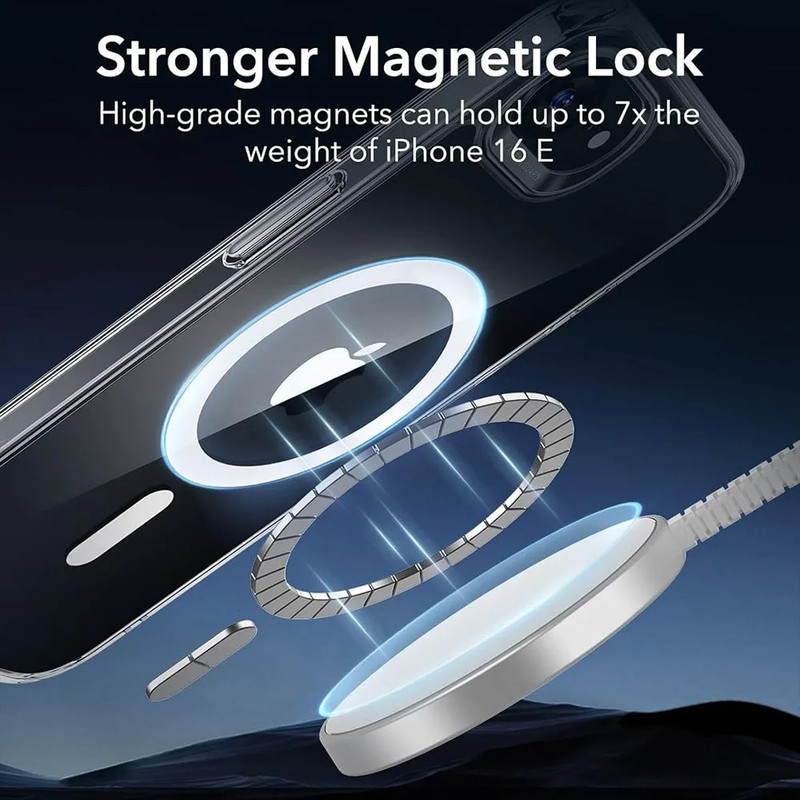 For iPhone 17e Phone Case Magnetic Translucent Slim Shockproof Cover gallery