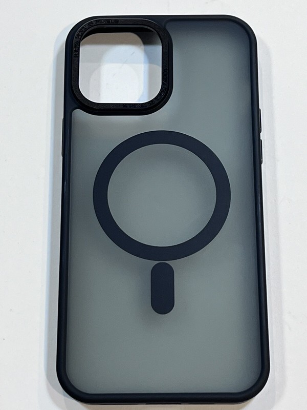 For iPhone 15 Pro Max matte black Magsafe Slim Phone Case gallery