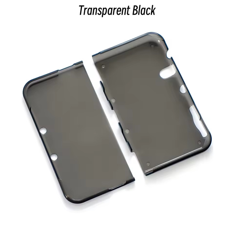 Transparent Protective Case for NEW 3DS XL / LL TPU Soft Cover Clear Black White