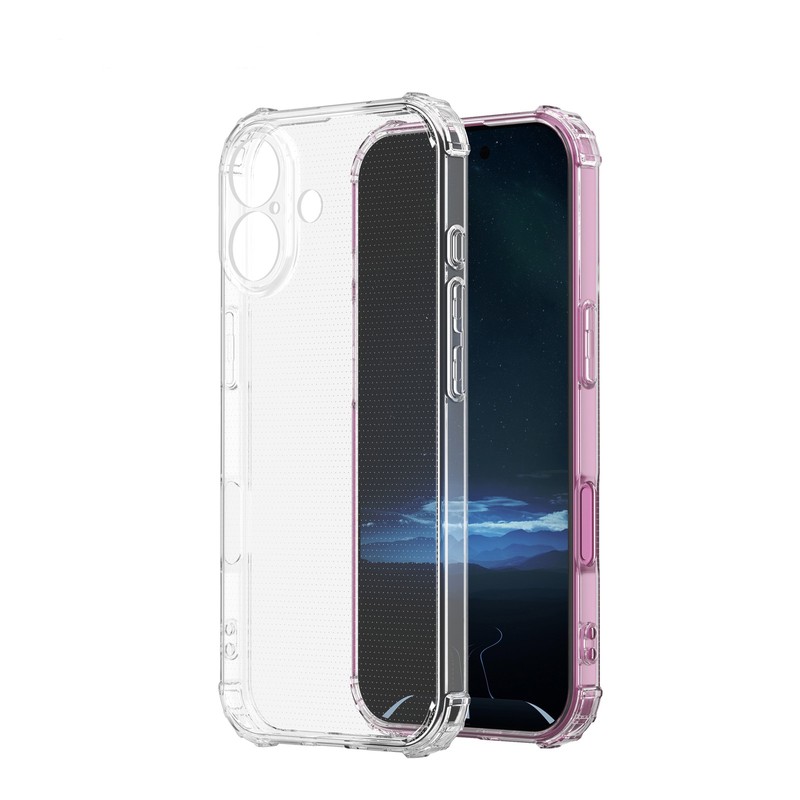 Wholesale For Apple iPhone 17 Shockproof Clear TPU Slim Rugged Bumper Case