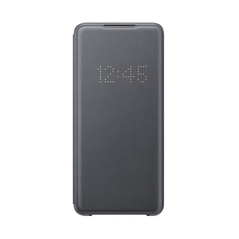 Genuine OEM Samsung Galaxy S20 Ultra 5G LED Wallet Cover Folio Case Gray