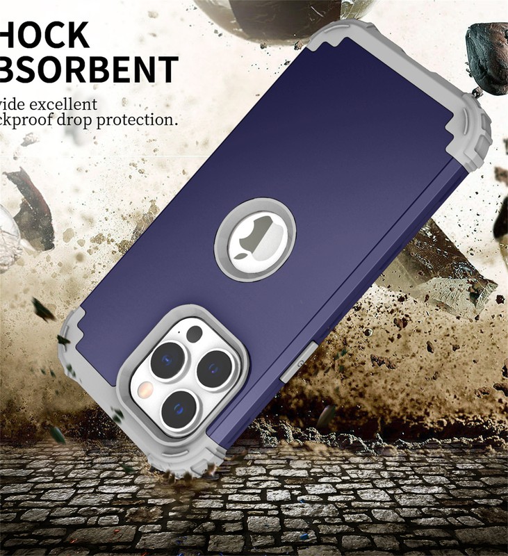 For iPhone 15 16 Pro Max 14 13 12 11 XS Shockproof Heavy Duty Hybrid Bumper Case gallery