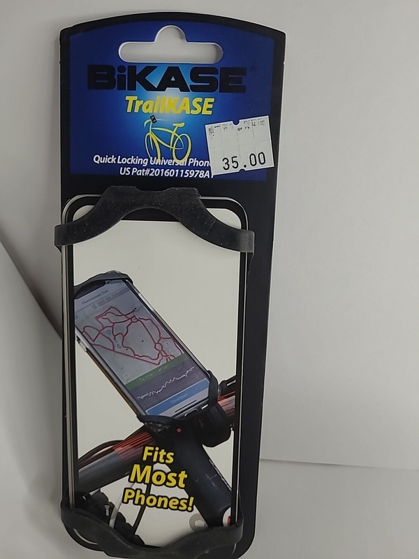 Handlebar Mount Bikase Trailkase Universal Phone Mount Black